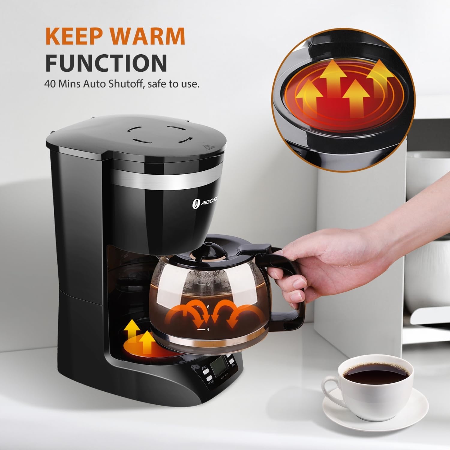 image:imageAigostar Single Serve Coffee Maker