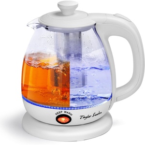 image:imageTaylor Swoden Electric Kettle with Tea Infuser 1L Small Electric Tea Kettle with Keep Warm LED Light Hot Water Boiler amp Heater for Coffee amp Teas Auto ShutOff amp Boil Dry Protection BPA Free BlackWhite